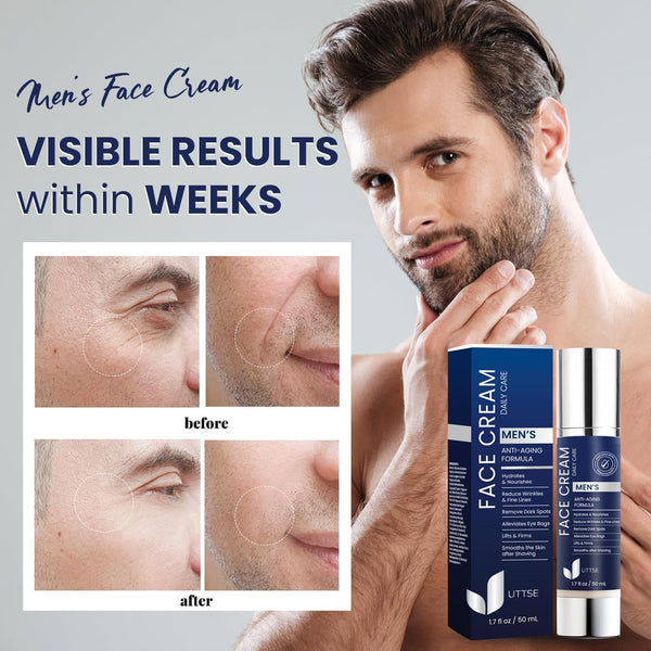 6-in-1 Mens Face Moisturizer: Face Cream for Men 1.7 fl oz