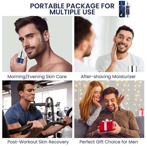 6-in-1 Mens Face Moisturizer: Face Cream for Men 1.7 fl oz