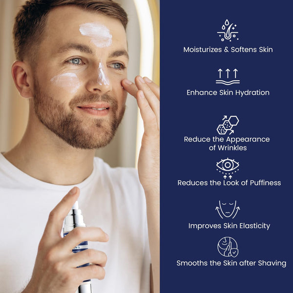 6-in-1 Mens Face Moisturizer: Face Cream for Men 1.7 fl oz